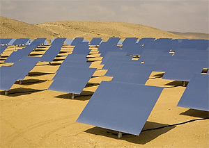 Polje solarnih panela u Sahari