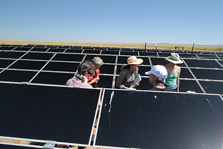 Solarna elektrana - inspekcija na terenu
